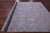 Grey Hand Knotted Wool & Silk Persian Tabriz Rug 8' 10" X 11' 11" - Q19205