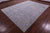 Grey Hand Knotted Wool & Silk Persian Tabriz Rug 8' 10" X 11' 11" - Q19205