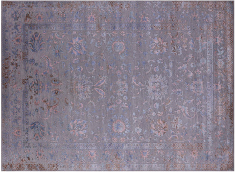 Hand Knotted Persian Tabriz Wool & Silk Rug - Manhattan Rugs