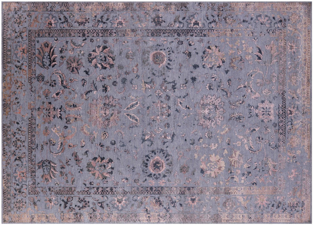 Wool & Silk Persian Tabriz Handmade Rug - Manhattan Rugs
