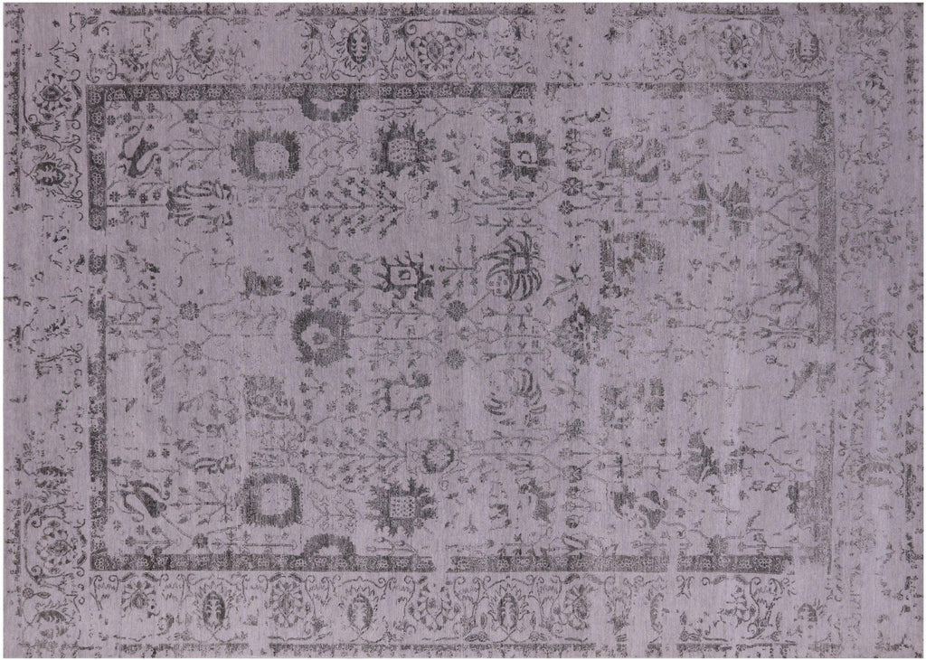 Hand-Knotted Persian Tabriz Wool & Silk Rug - Manhattan Rugs