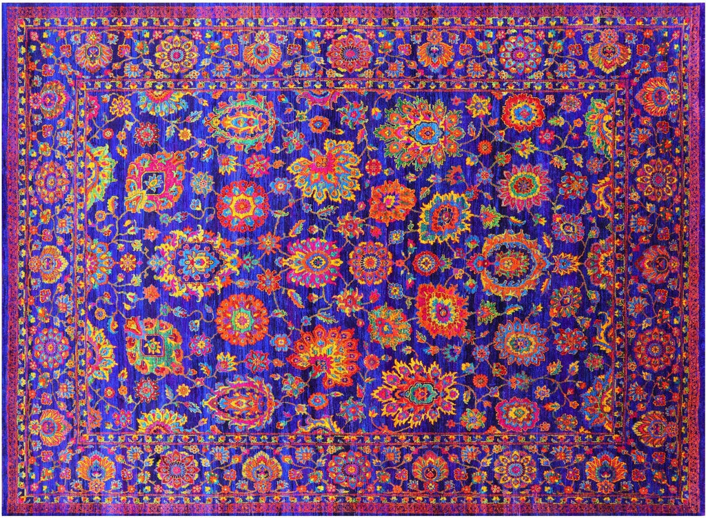 Persian Hand-Knotted Silk Rug - Manhattan Rugs