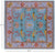 Square Hand Knotted William Morris Wool Rug - Manhattan Rugs