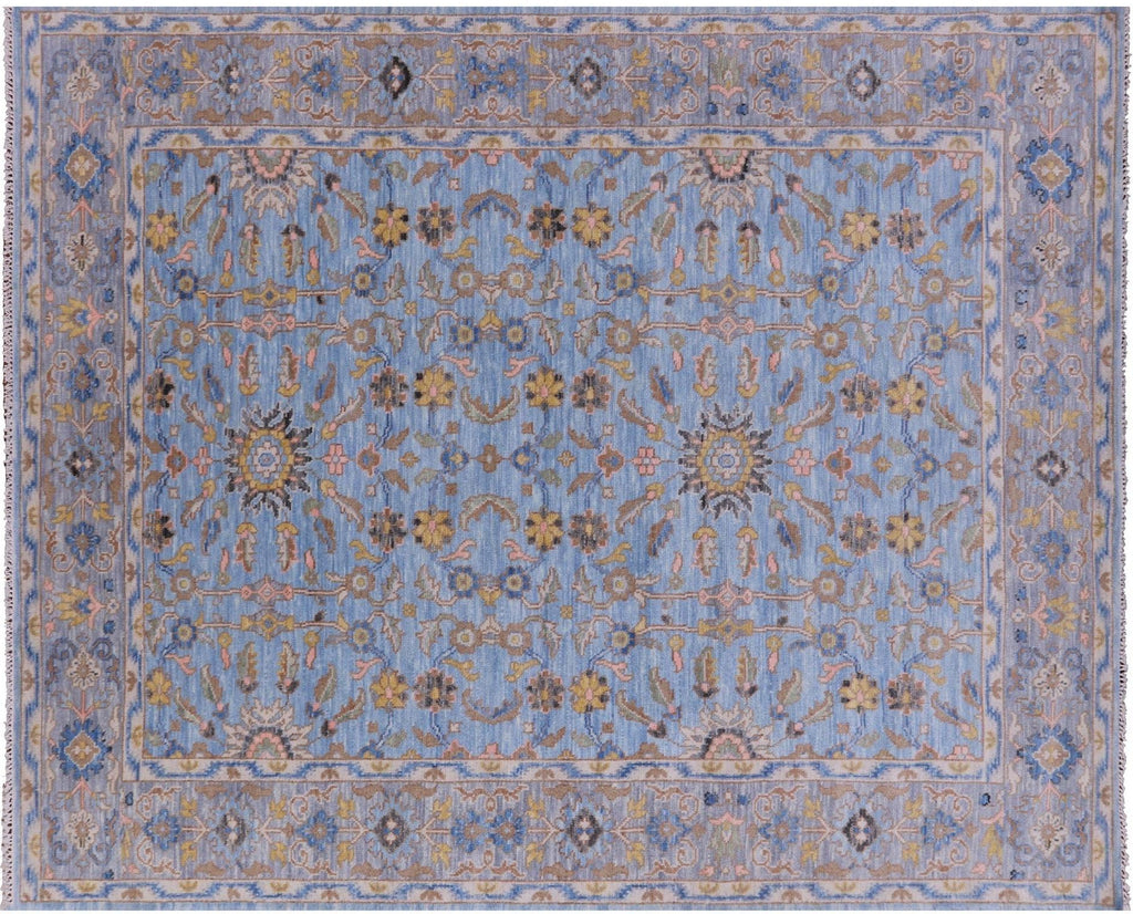 Turkish Oushak Hand Knotted Rug - Manhattan Rugs