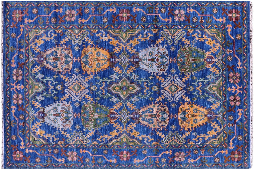 Turkish Oushak Handmade Wool Rug - Manhattan Rugs