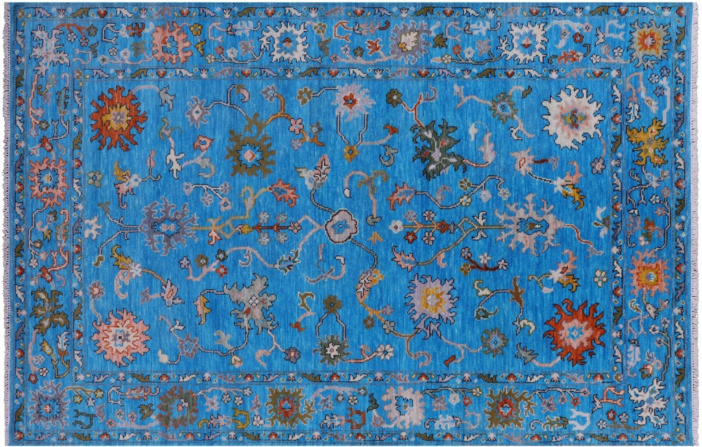 Turkish Oushak Handmade Wool Rug - Manhattan Rugs