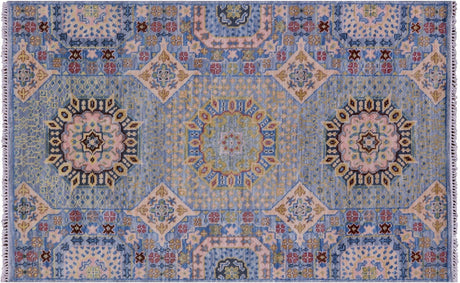 Mamluk Geometric Handmade Wool Rug - Manhattan Rugs
