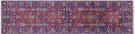 Turkish Oushak Hand Knotted Runner Rug - Manhattan Rugs