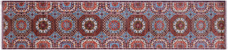Mamluk Handmade Wool Runner Rug - Manhattan Rugs