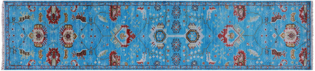 Runner Heriz Serapi Hand-Knotted Wool Rug - Manhattan Rugs