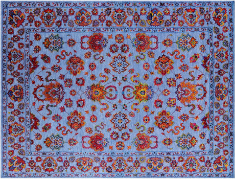 Wool & Silk Persian Tabriz Handmade Rug - Manhattan Rugs