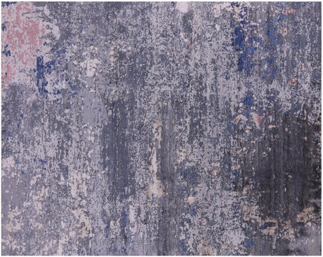 Handmade Abstract Wool & Silk Rug - Manhattan Rugs