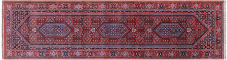 Runner Persian Super Bijar Hand-Knotted Wool Rug - Manhattan Rugs