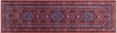 Runner Handmade Persian Super Bijar Wool Rug - Manhattan Rugs