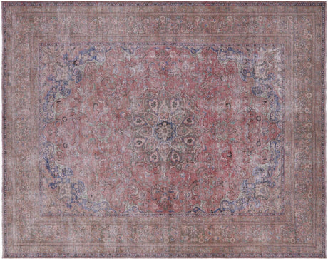 Persian Mashad Overdyed Hand Knotted Wool Rug - Manhattan Rugs