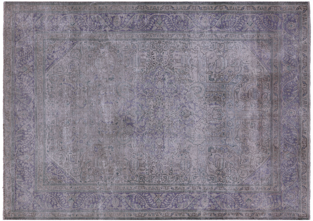 Persian Vintage Handmade Wool Rug 6' 8" X 9' 5" - Q19452