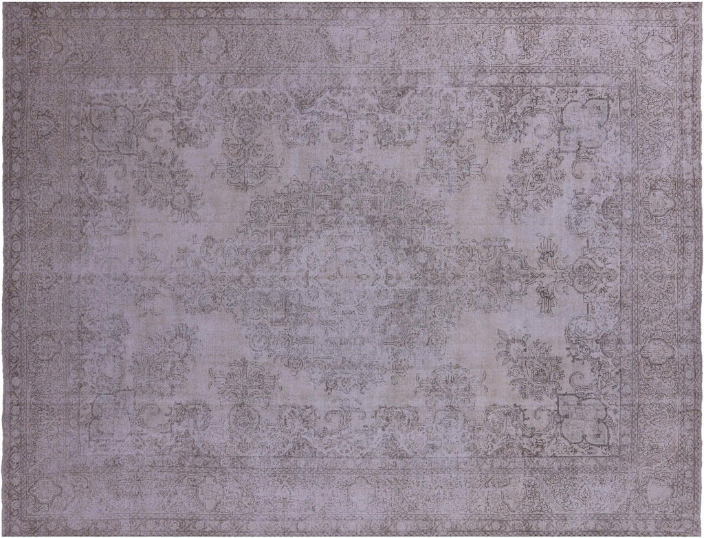 Hand Knotted Persian Vintage White Wash Wool Rug - Manhattan Rugs