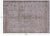 SUPER SALE Ivory 7' 2" X 10' 2" Persian Vintage White Wash Hand Knotted Rug - Q19503