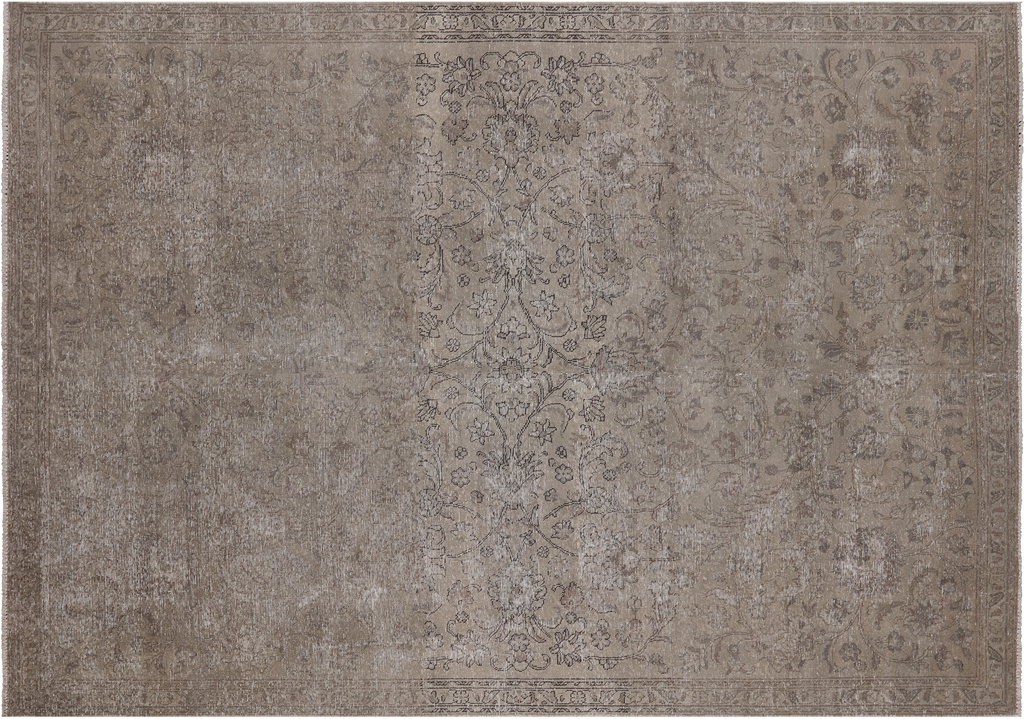 SUPER SALE Persian Vintage White Wash Handmade Rug 7' 5" X 10' 6" - Q19504