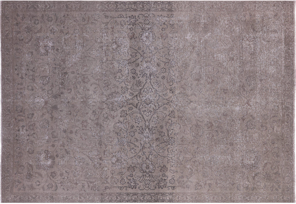 Persian Vintage White Wash Handmade Rug 7' 5" X 10' 6" - Q19504