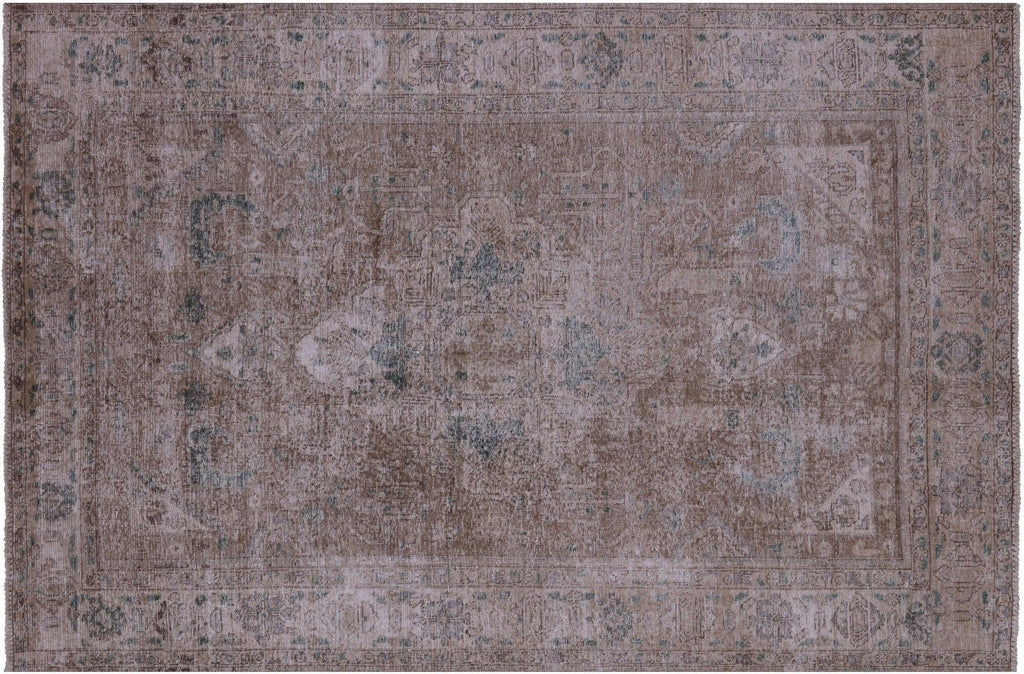 Persian Vintage White Wash Hand Knotted Wool Rug - Manhattan Rugs