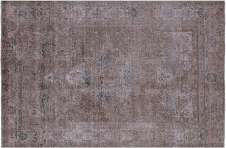 Persian Vintage White Wash Hand Knotted Wool Rug - Manhattan Rugs