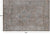 SUPER SALE 6' 6" X 9' 9" Persian Vintage White Wash Hand Knotted Wool Rug - Q19507