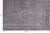 SUPER SALE Ivory Persian Vintage White Wash Handmade Rug 6' 7" X 9' 9" - Q19508