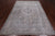 SUPER SALE Ivory Persian Vintage White Wash Handmade Rug 6' 7" X 9' 9" - Q19508