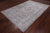 SUPER SALE Ivory Persian Vintage White Wash Handmade Rug 6' 7" X 9' 9" - Q19508