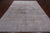 SUPER SALE Ivory 8' 10" X 12' 0" Persian Vintage White Wash Hand Knotted Wool Rug - Q1951