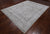 SUPER SALE Ivory 8' 3" X 10' 6" Persian Vintage Hand Knotted Wool White Wash Area Rug - Q1952