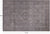 SUPER SALE Ivory 6' 9" X 9' 10" Persian Vintage White Wash Handmade Rug - Q19525