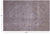 SUPER SALE Ivory 7' 4" X 10' 9" Persian Vintage White Wash Handmade Rug - Q19529