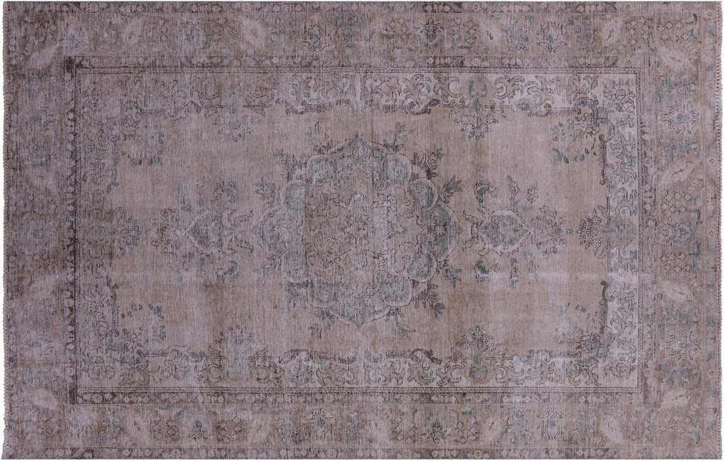 Persian Vintage White Wash Hand Knotted Wool Rug - Manhattan Rugs