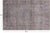 SUPER SALE Ivory Persian Vintage White Wash Hand Knotted Wool Rug 6' 5" X 10' 2" - Q19546