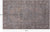 SUPER SALE Ivory Persian Vintage White Wash Hand Knotted Wool Rug 6' 5" X 10' 2" - Q19546