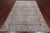SUPER SALE Ivory Persian Vintage White Wash Hand Knotted Wool Rug 6' 5" X 10' 2" - Q19546