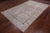 SUPER SALE Ivory Persian Vintage White Wash Hand Knotted Wool Rug 6' 5" X 10' 2" - Q19546