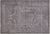 SUPER SALE Ivory Persian Vintage White Wash Hand Knotted Wool Rug 6' 4" X 9' 4" - Q19547