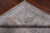SUPER SALE Ivory Persian Vintage White Wash Hand Knotted Wool Rug 6' 4" X 9' 4" - Q19547