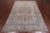 SUPER SALE Ivory 6' 0" X 9' 4" Hand Knotted Persian Vintage White Wash Wool Rug - Q19548