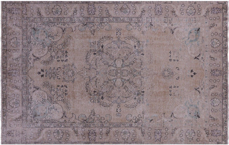 Hand Knotted Persian Vintage White Wash Wool Rug - Manhattan Rugs