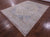 SUPER SALE Ivory 9' 6" X 12' 7" Persian Vintage Hand Knotted Wool Rug - Q19608