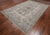 SUPER SALE Ivory 7' 8" X 11' 2" Persian Vintage White Wash Handmade Rug - Q19654