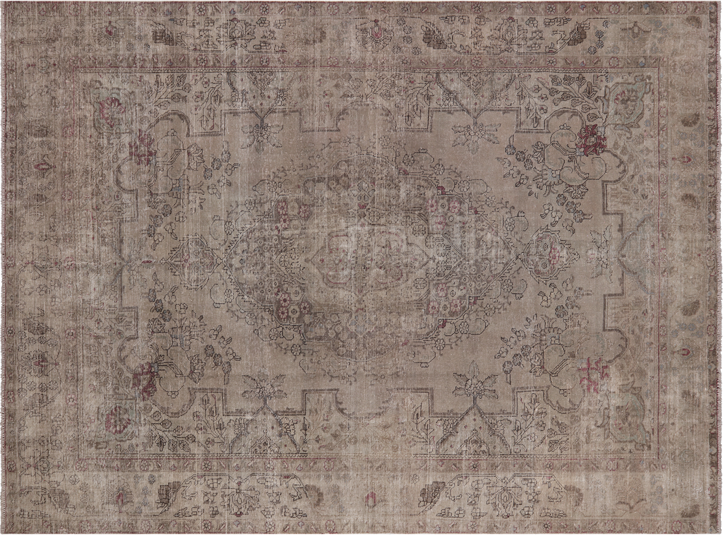 SUPER SALE 9' 7" X 12' 10" Persian Vintage Hand-Knotted Wool Rug - Q19660