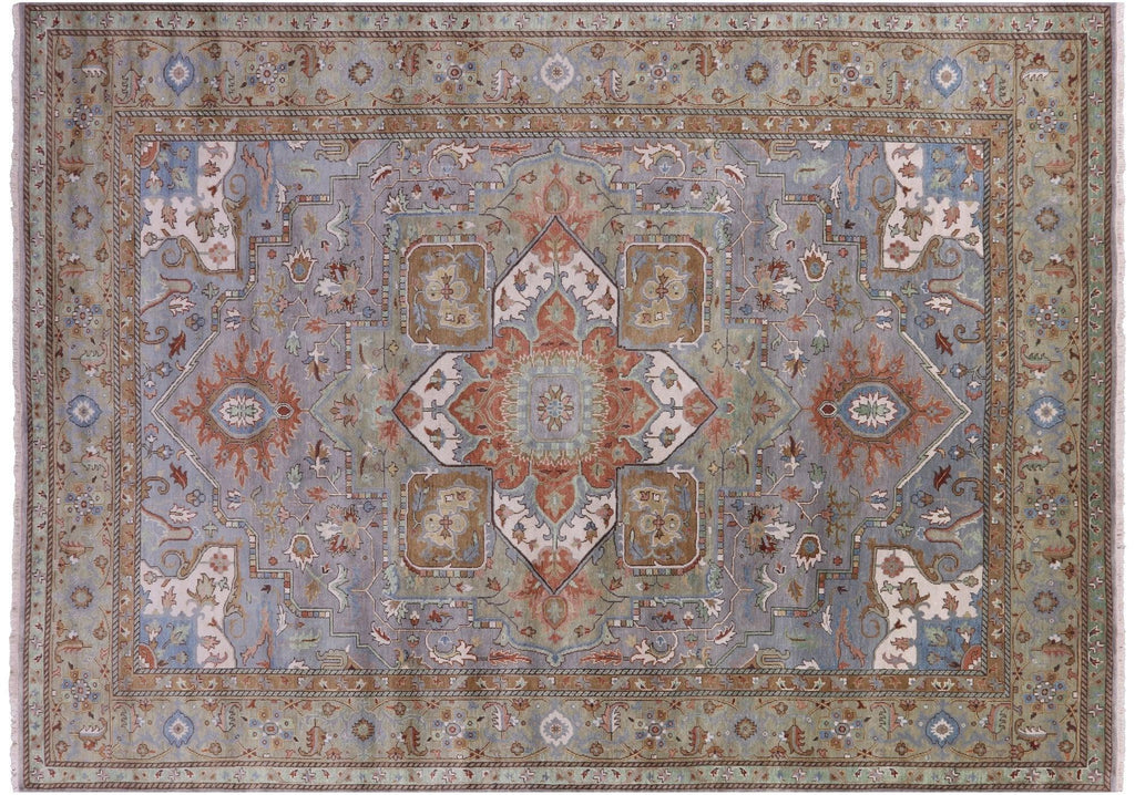 Heriz Serapi Hand-Knotted Wool Rug - Manhattan Rugs