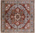 Square Heriz Serapi Handmade Wool Rug - Manhattan Rugs