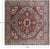 Square Handmade Heriz Serapi Wool Rug - Manhattan Rugs
