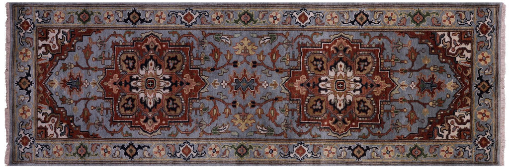 Heriz Serapi Hand Knotted Runner Rug - Manhattan Rugs